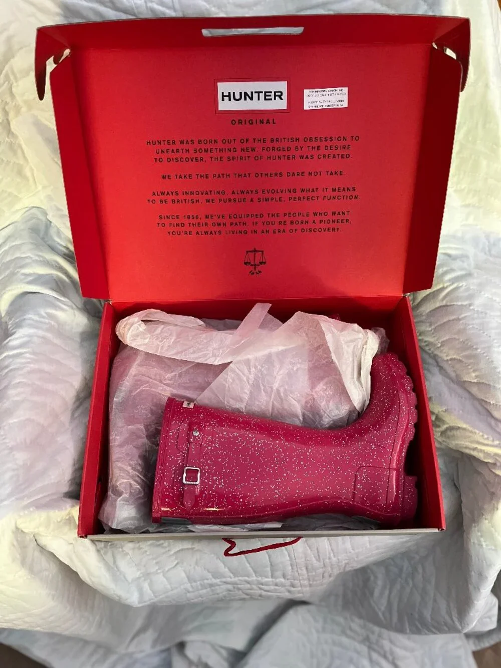 Hunter adorable glitter